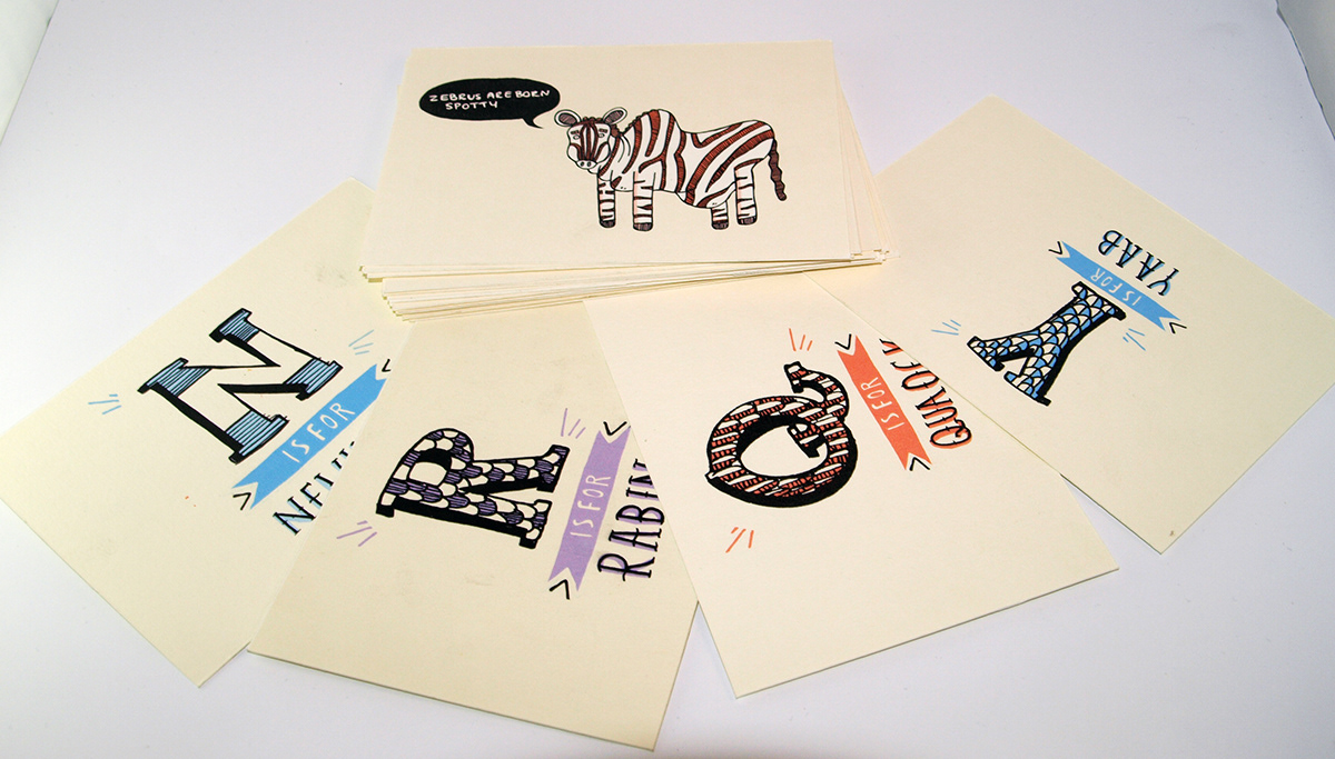 animals hybrids alphabet ABC A-Z Flash Cards a-z book ABC Book children's book letters Playing Cards Mugs Badges giftwrap characters
