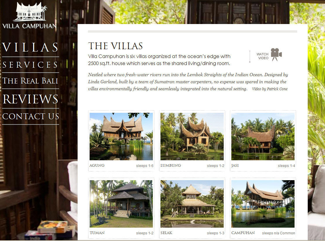 Logo Design  web design  web development  branding  Illustration  vacation rental  bali hotel  paradise