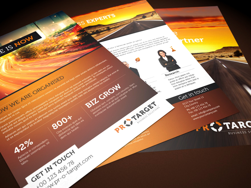 business clean conceptual corporate dark designer flexible flyer Global identity in-design template light modern