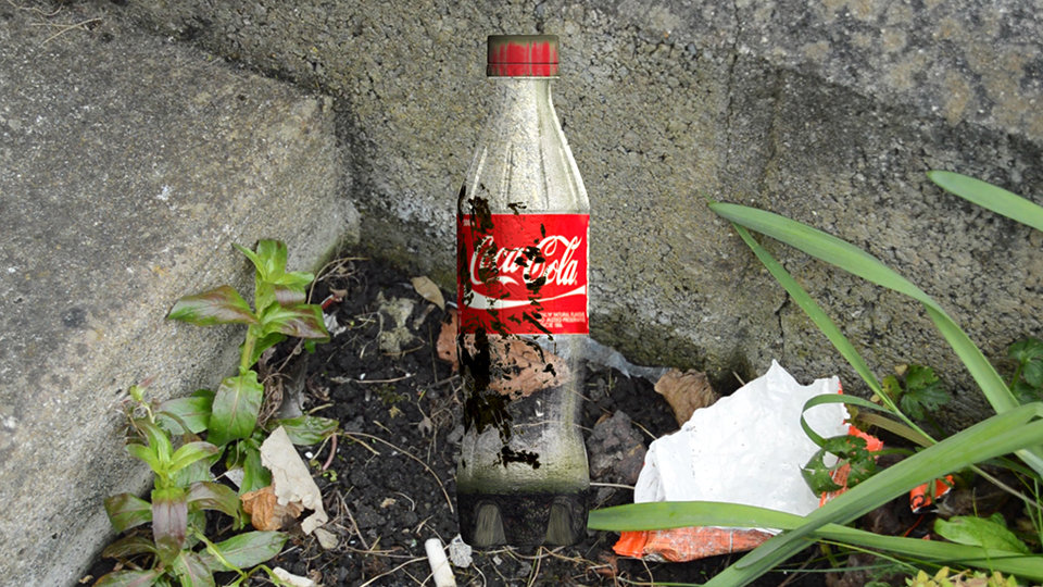 3D modelling Coke bottle