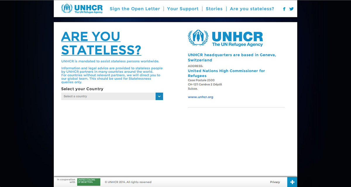 UNHCR United Nations united nations world stateless