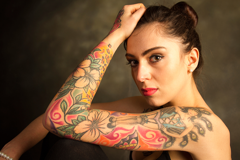 tattoo tatto girl girl woman art milica solajic milica solajic fine colors