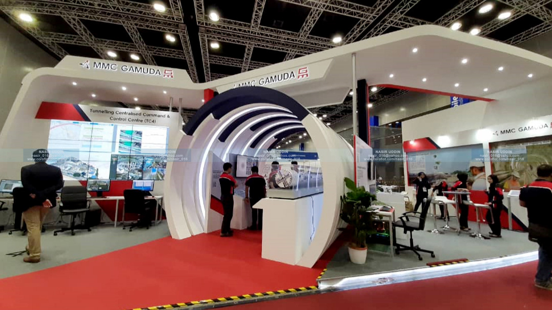 booth Exhibition  Stand trade Fair stall 3dmax vray Web graphic