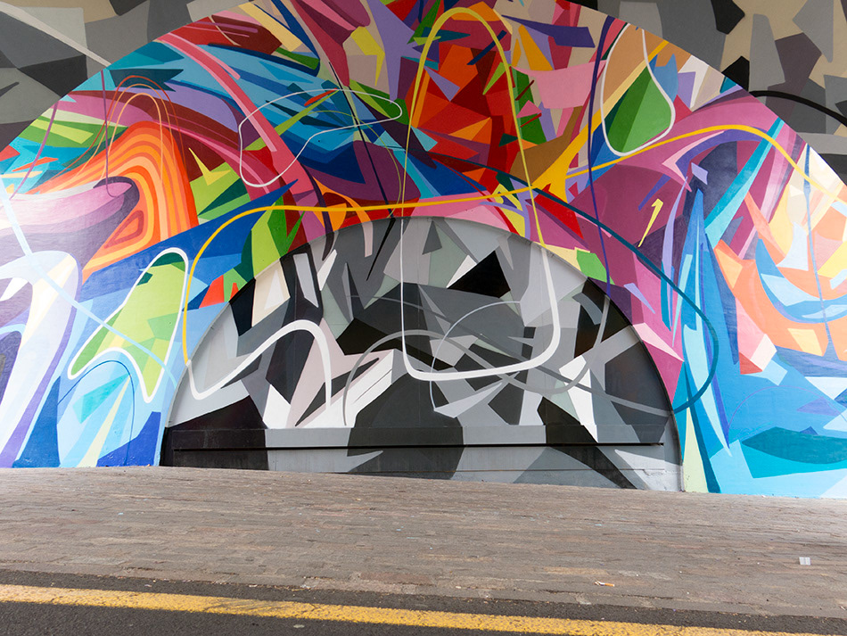 Mural islascanarias sabotajealmontaje colores colors diseño