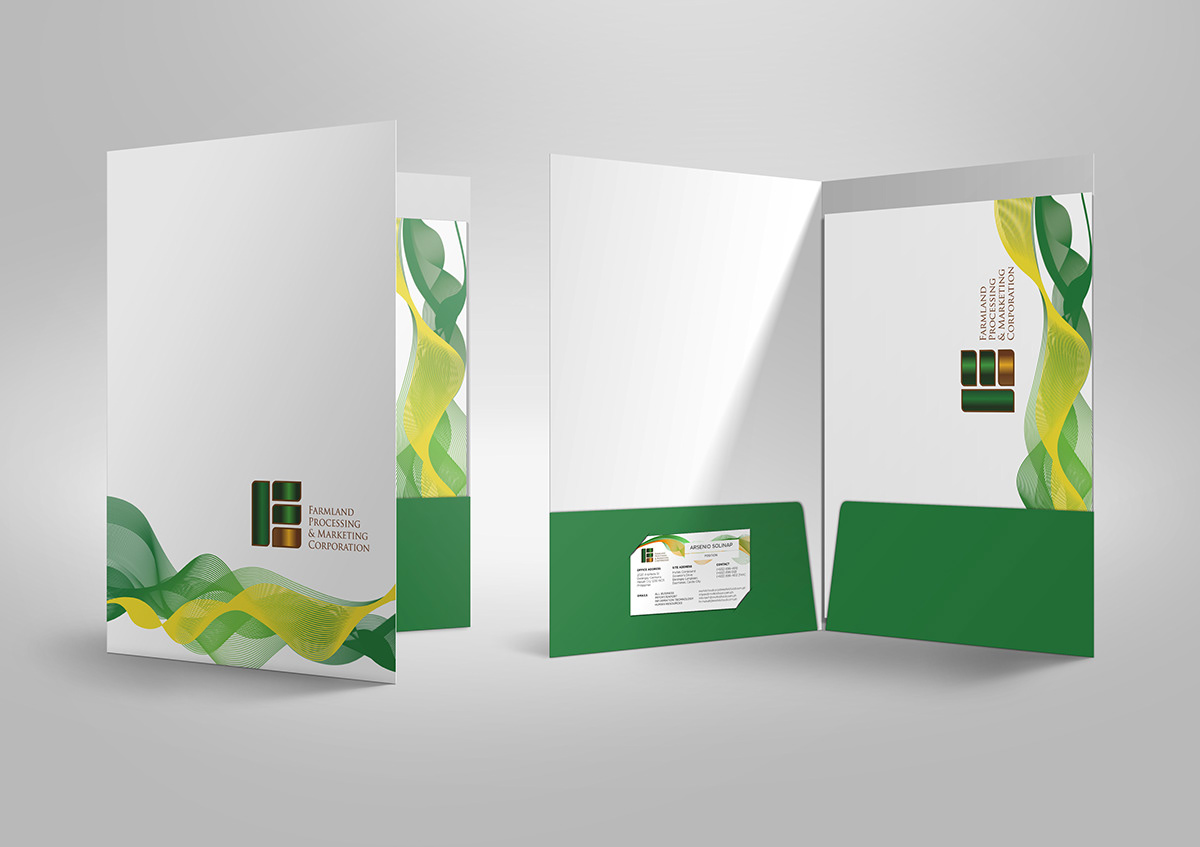 Booklet Website Parralax waves ribbons green red yellow orange clean simple minimalist illustrations brochure vector