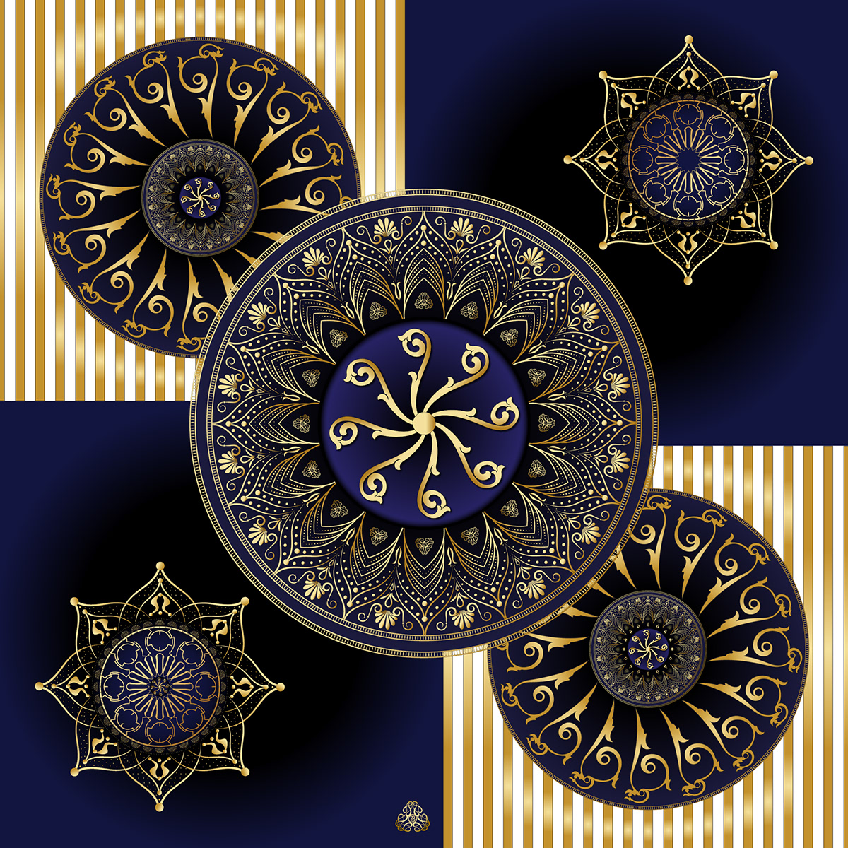 abstract graphic Mandala