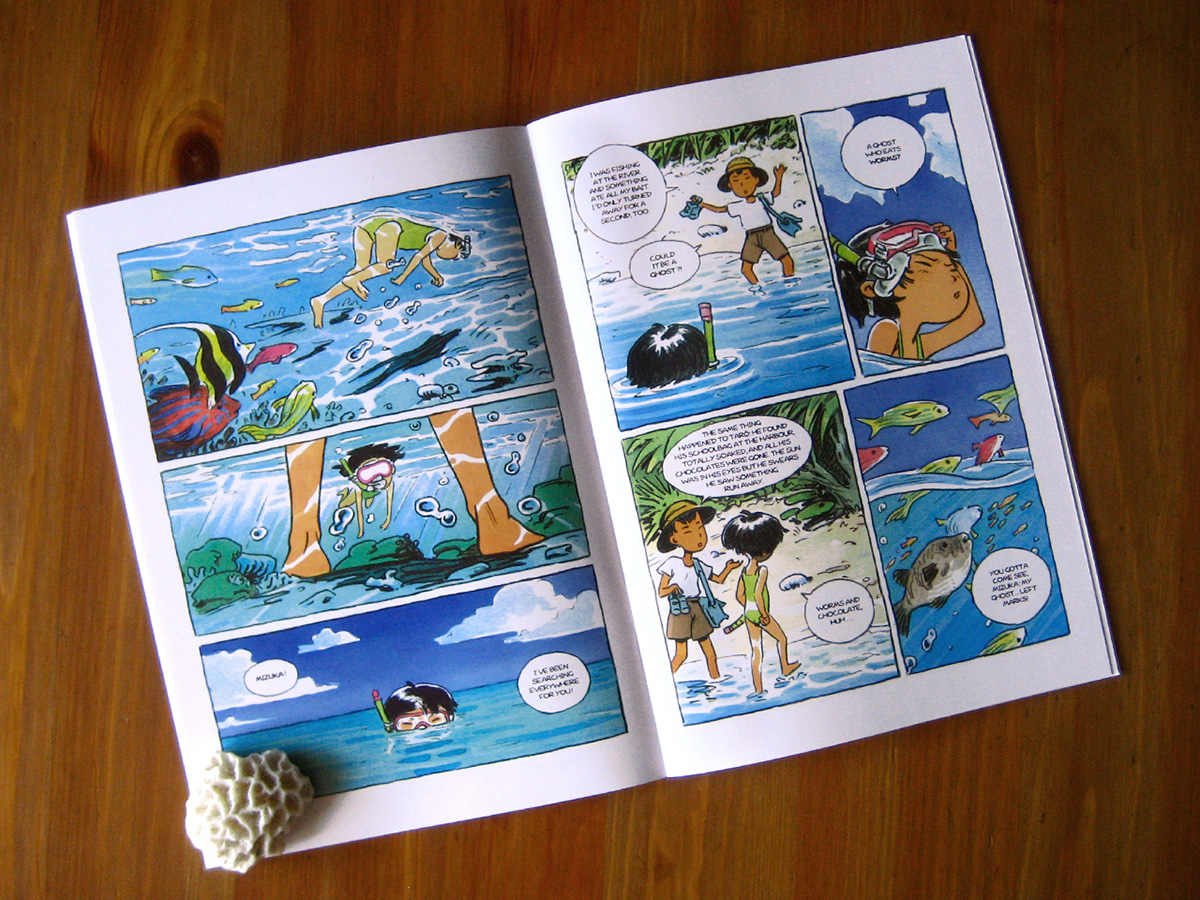 self-published japan Minicomic comics Okinawa watercolor indiegame atelier sento mizuka