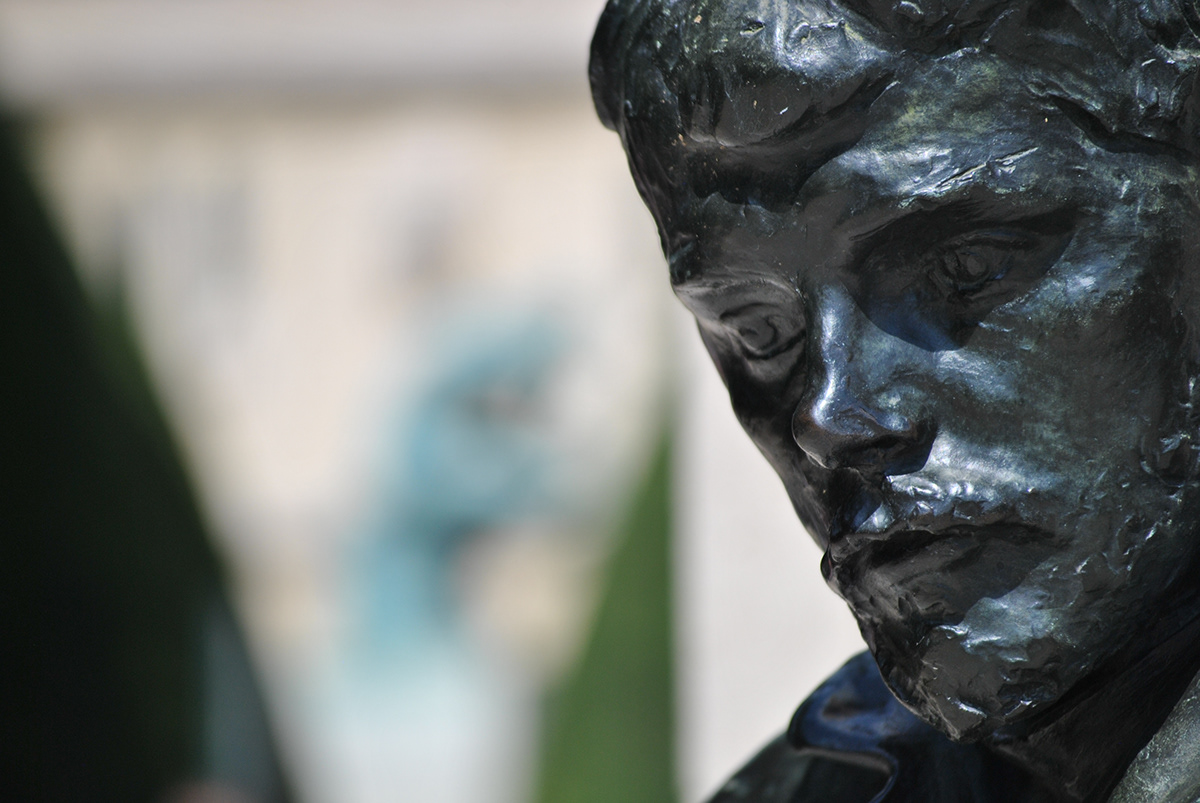 Auguste Rodin le penseur the thinker Paris france musée rodin Rodin Museum sculptures