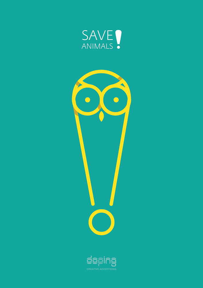 Save animals | poster series on Behance