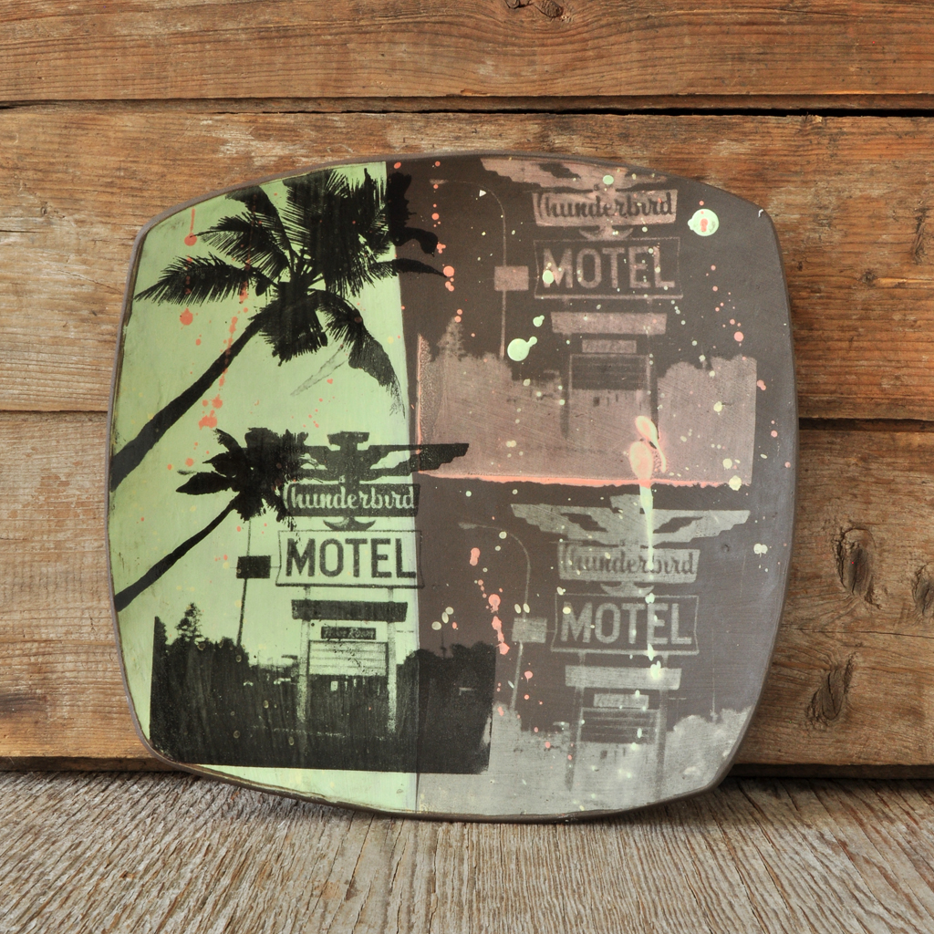 Céramique ceramics  print sikscreen motel
