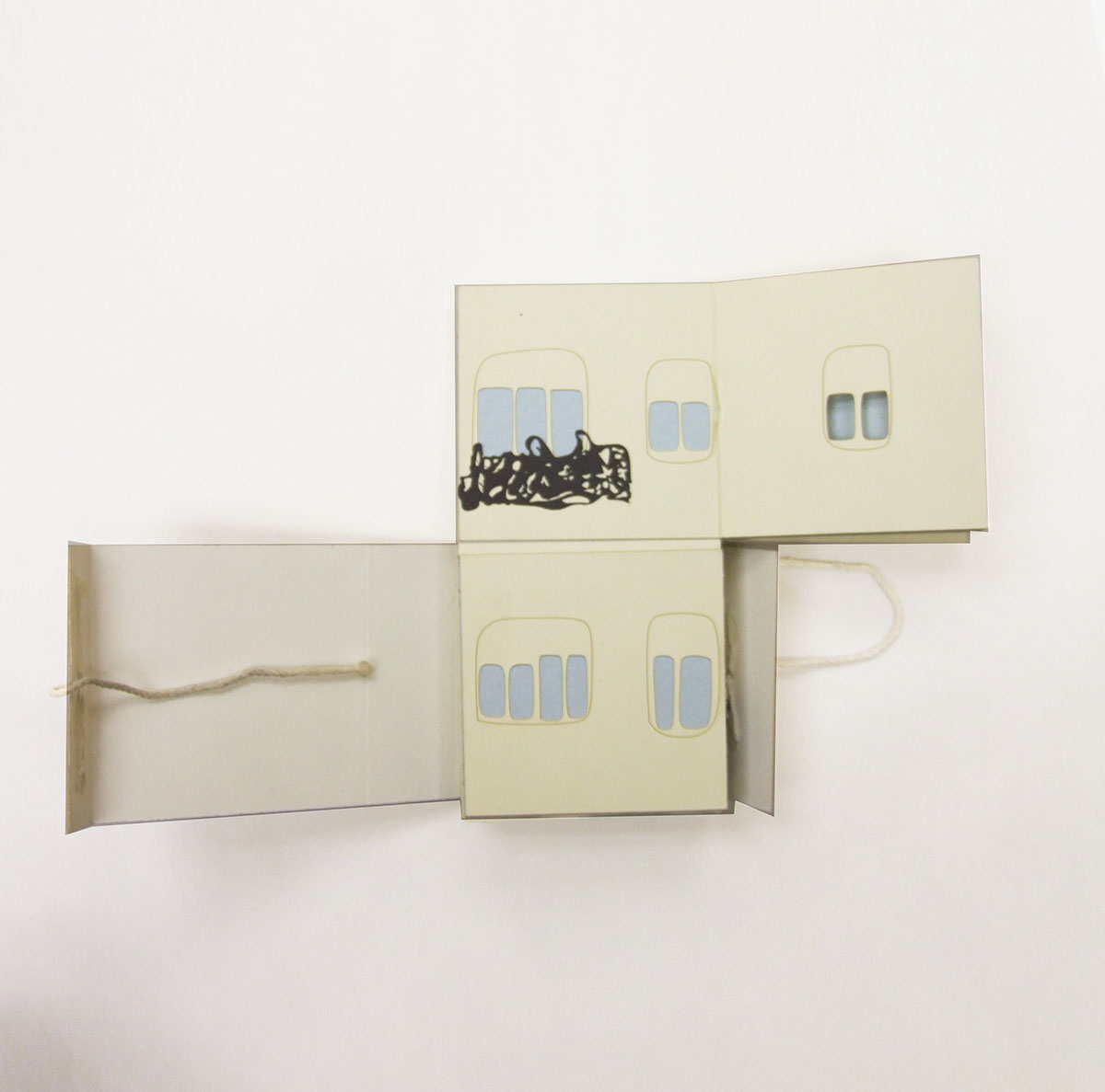 Bookbinding Gaudi printmaking book design sculptural book 3D handmaking