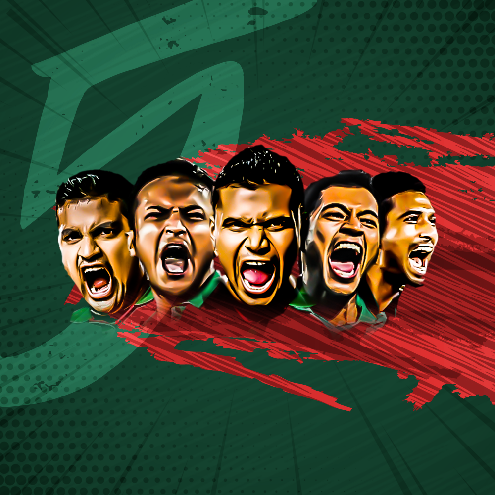 Together We Roar Bangladesh Cricket Team Wallpaper on Behance
