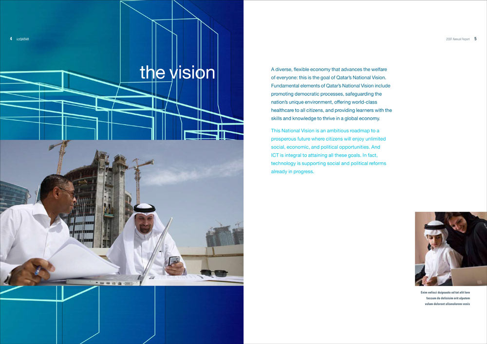 ictQatar Qatar anual report corporate