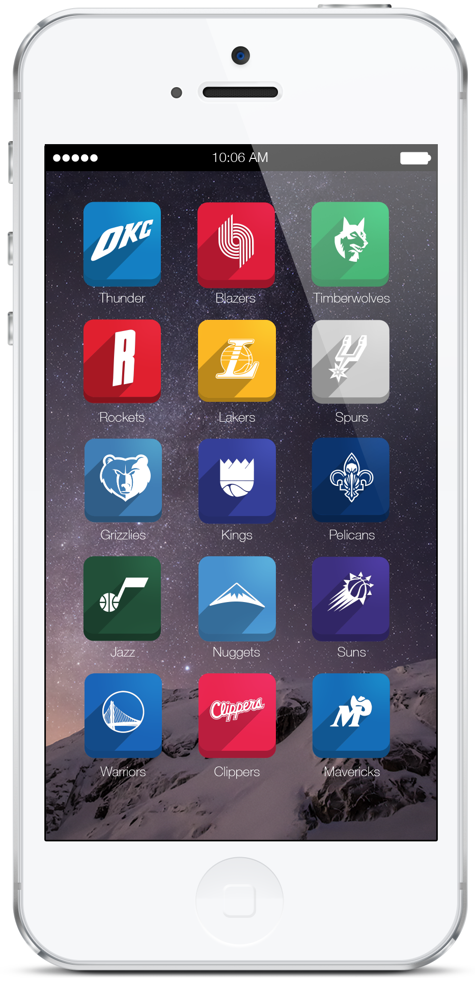 NBA Lakers icons long shadow Icon minimal app Rebrand basketball