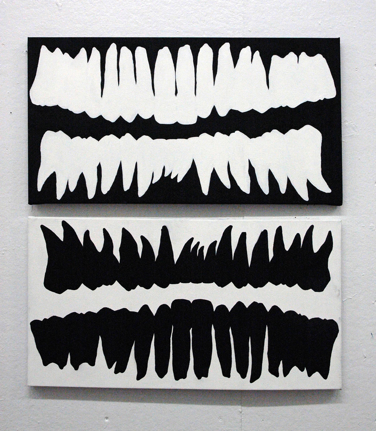 teeth xray abstract black White oil wisdom teeth