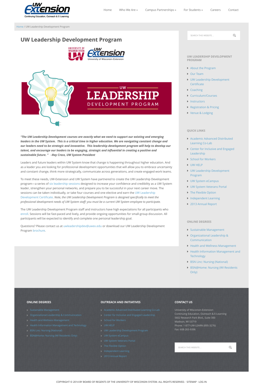 Education Leadership web graphics