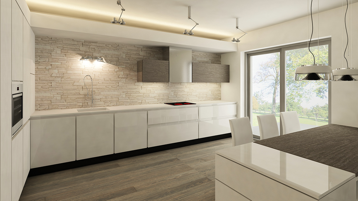 Interior design home kitchen