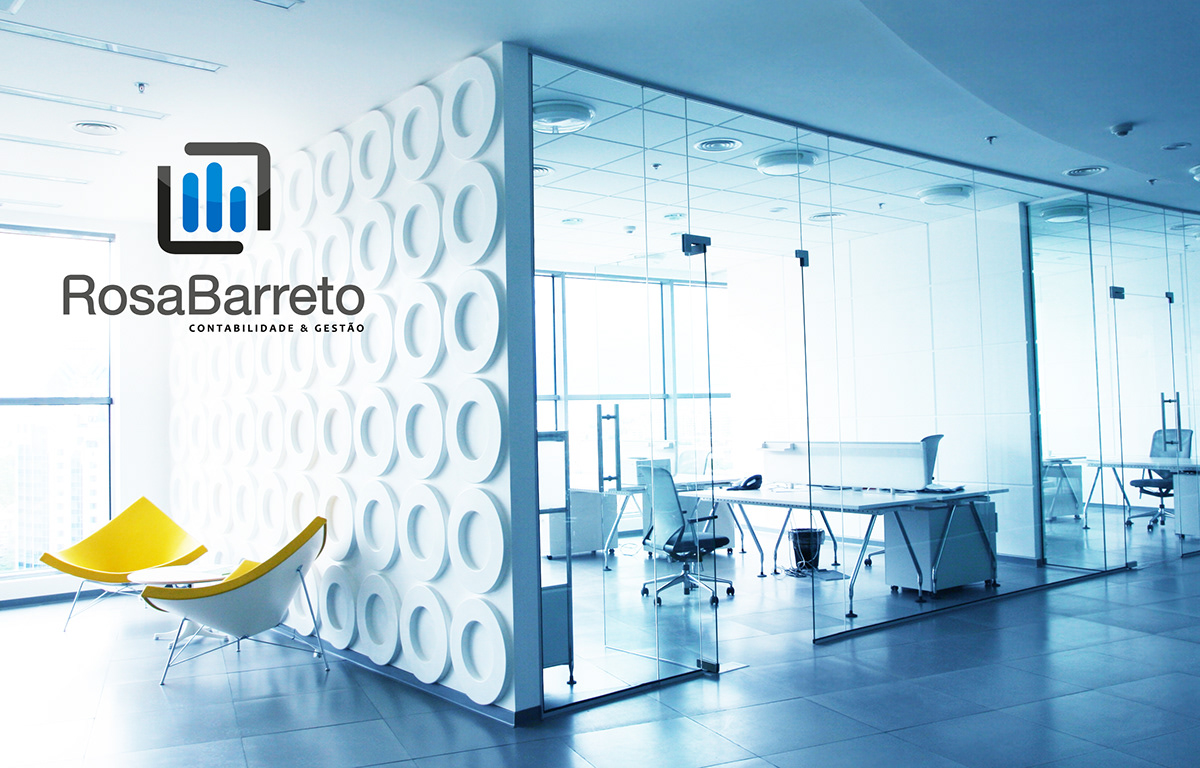 identidade Logotipo corporativo Negocio marca empresa estacionário contabilidade gestão Rosa Barreto cartão letter