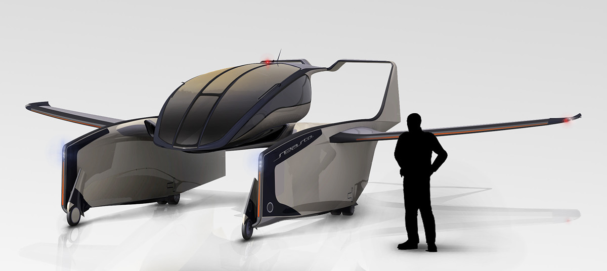Aerospace Futuristic concept