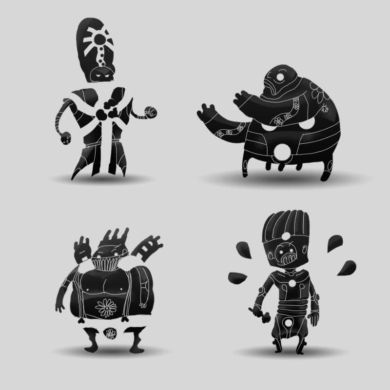Games concept art characters