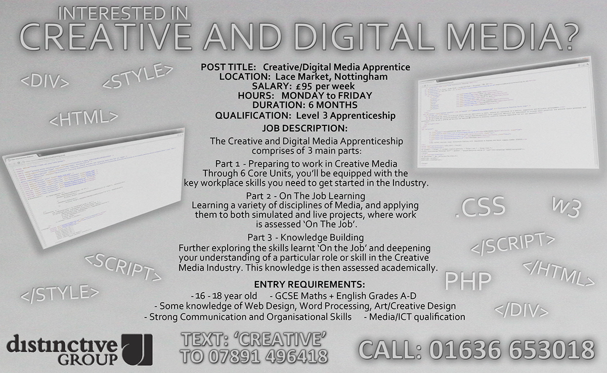 graphic design russell bingley BSC media Production