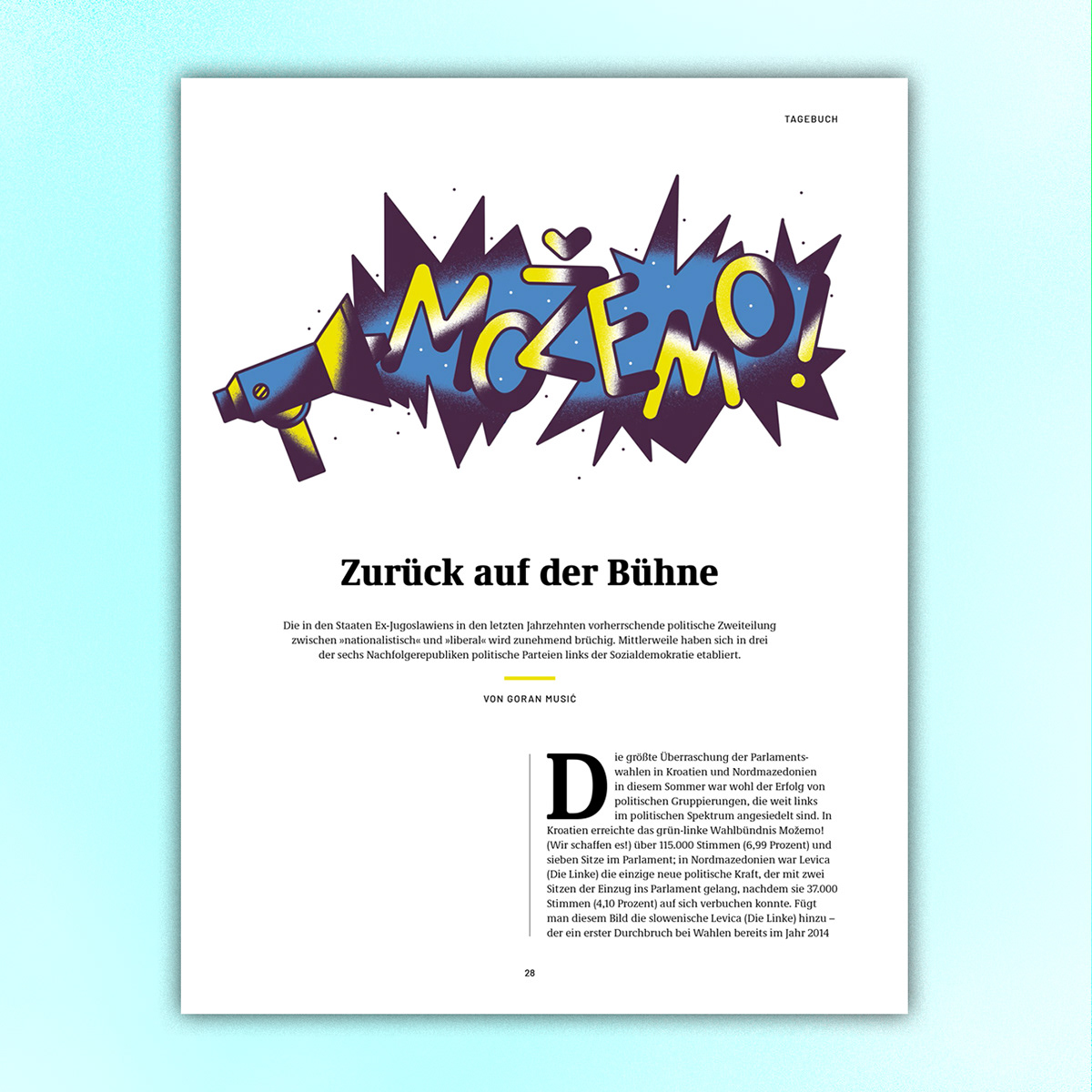 COVERILLUSTRATION digital illustration editorial Gesellschaft hamburg magazine monthly periodical politik wien