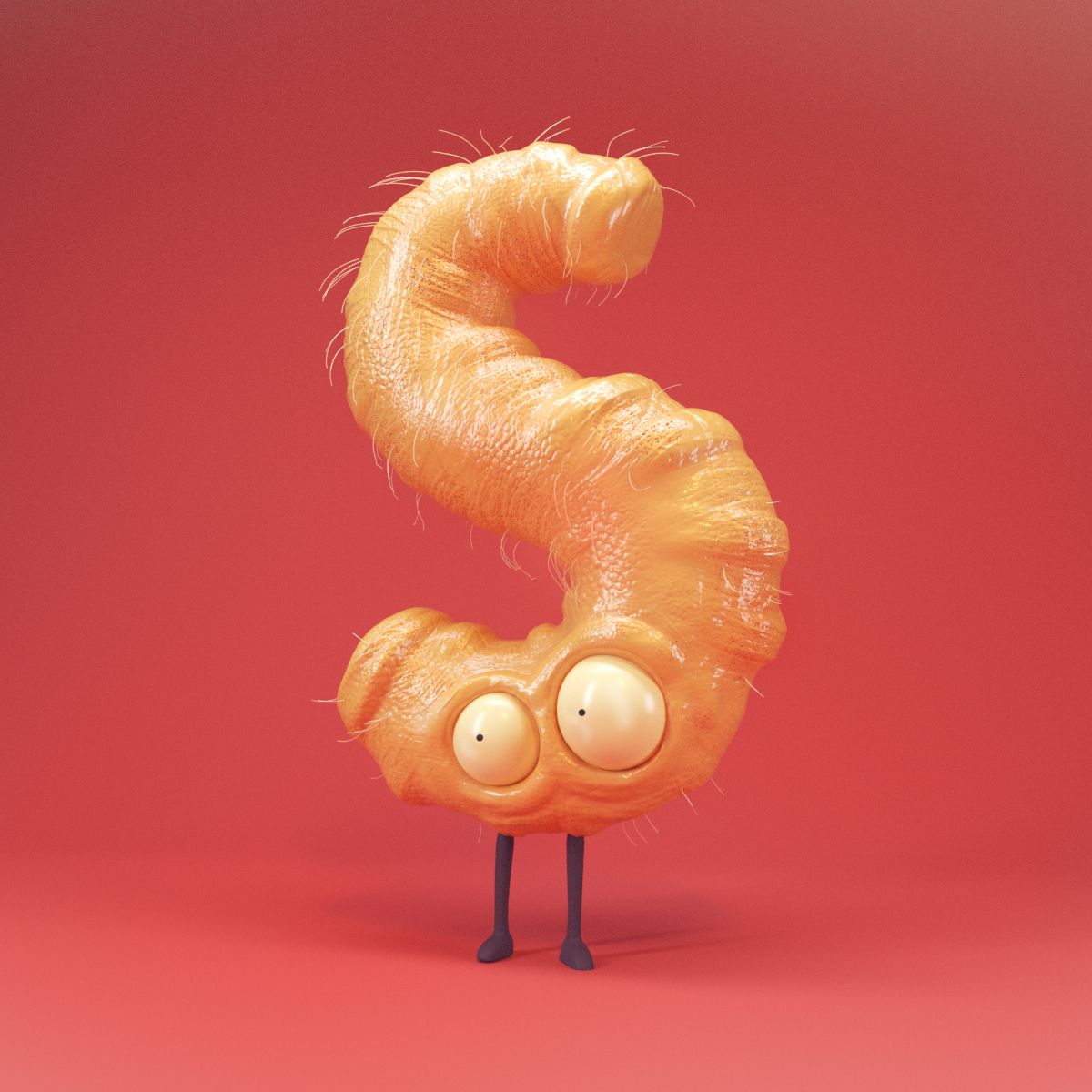 cinema4d monsters characters 36daysoftype typography   3D