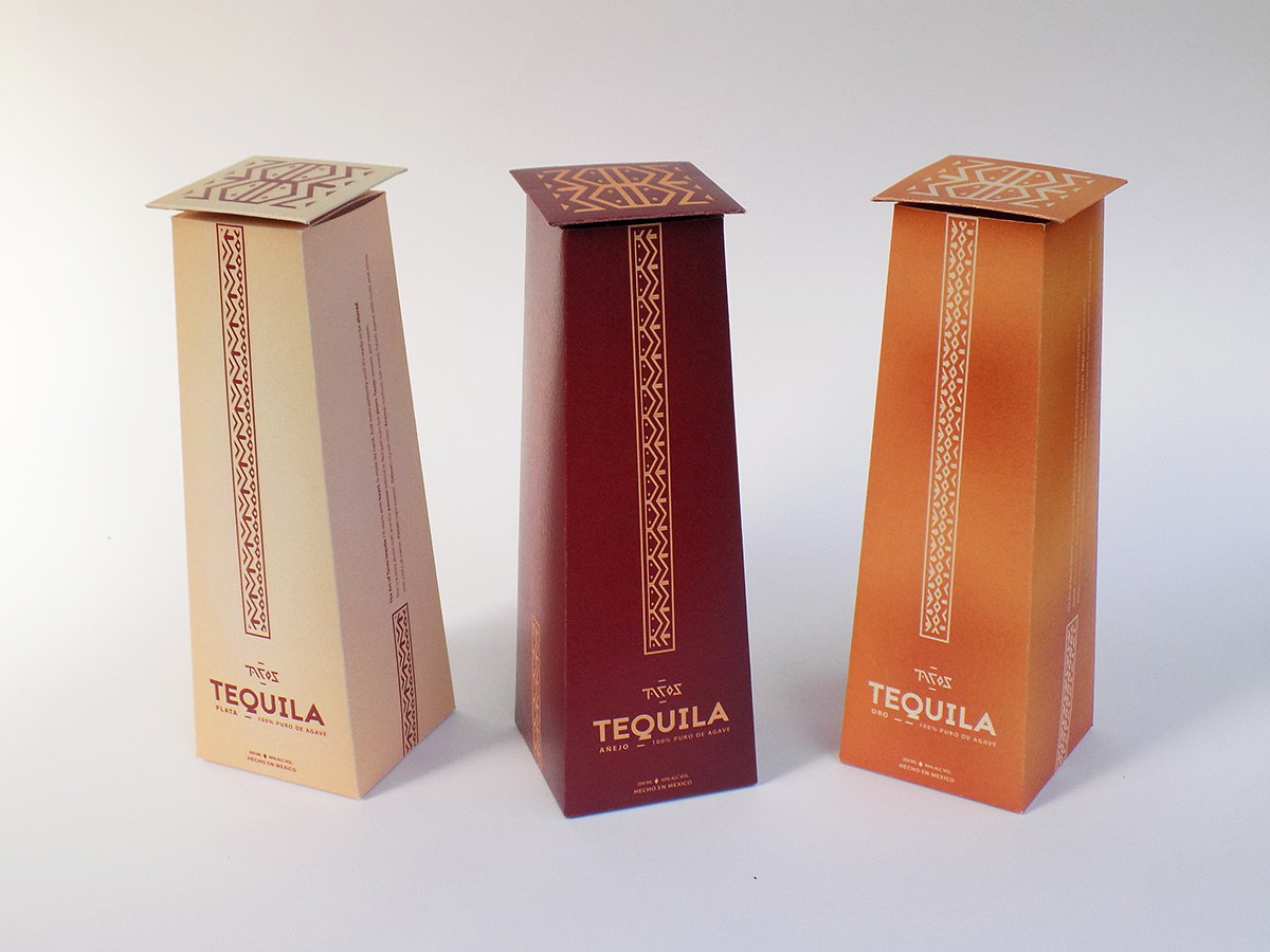 #packaging #graphic design #Print Design #tacos #tequila  #drink adaa_2015 red beverage
