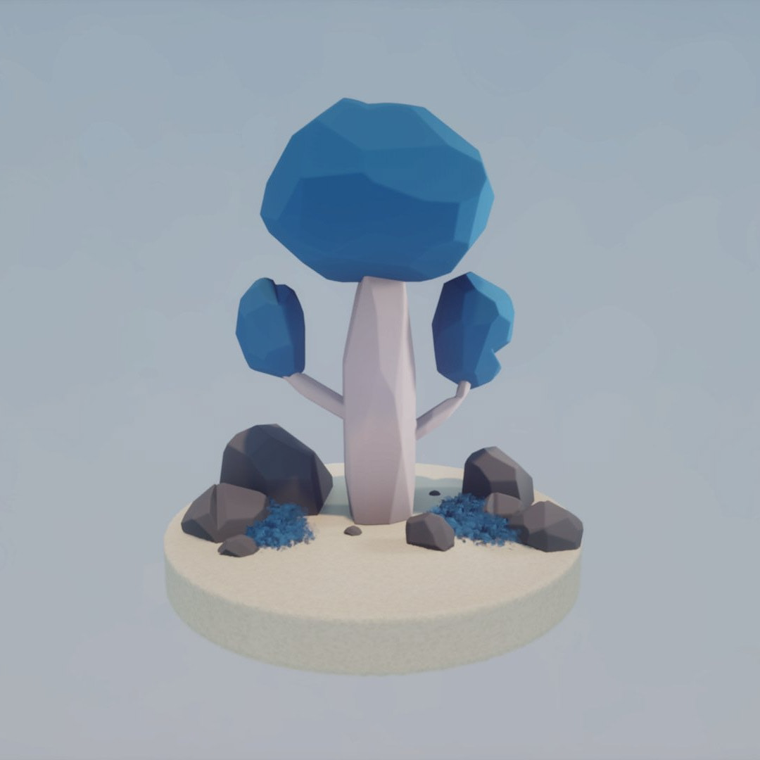 3d sculpting madeindreams trees