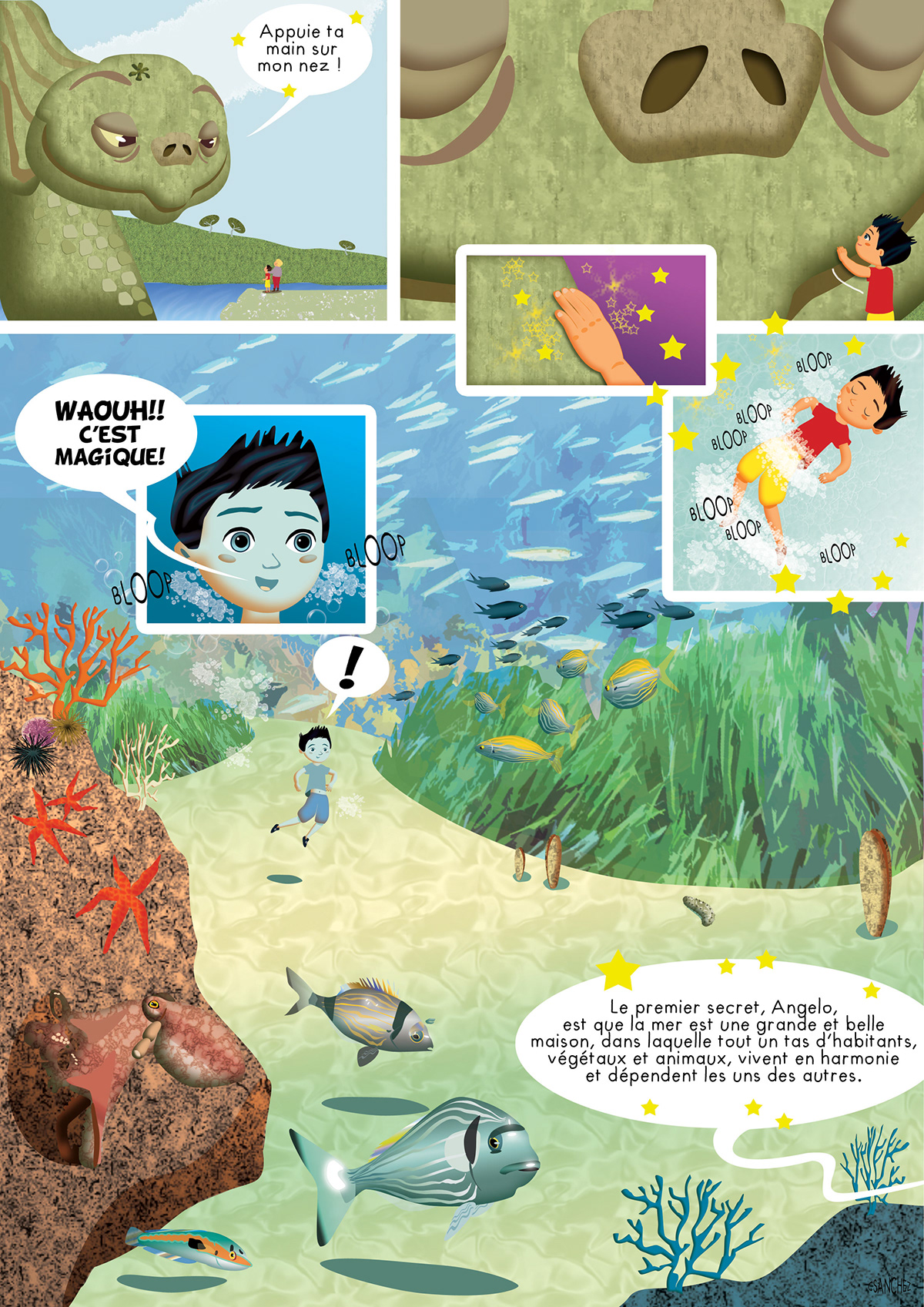 children's book bande dessinée Editorial Illustration Environnement Nature Child Illustrations