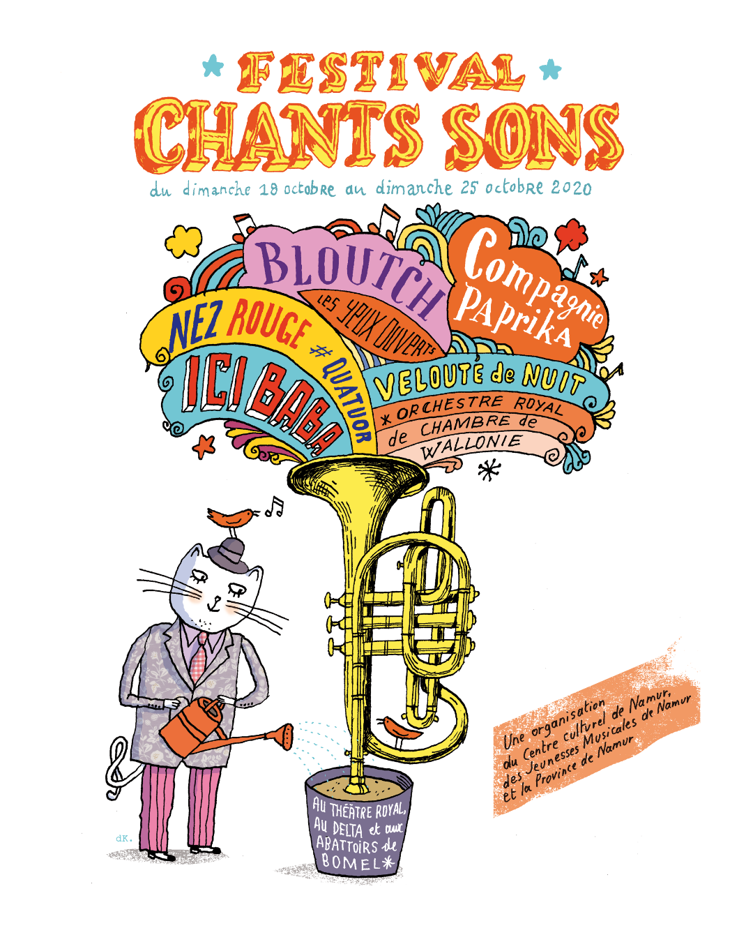festival Chansons Chat Musique kids Jeunesse enfants instruments concert Chants