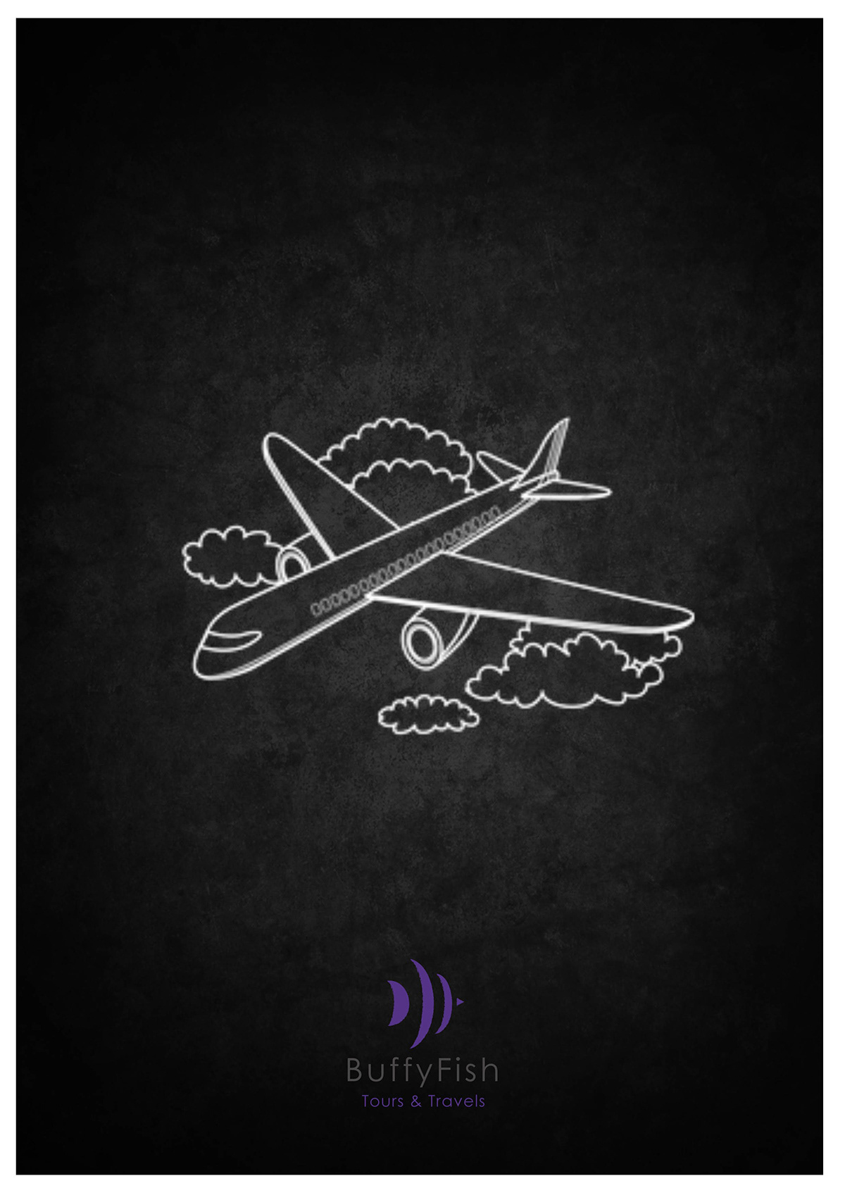 Travel Aeroplane france world londonbridge tourism eiffil tower clouds journey campaign poster flyer