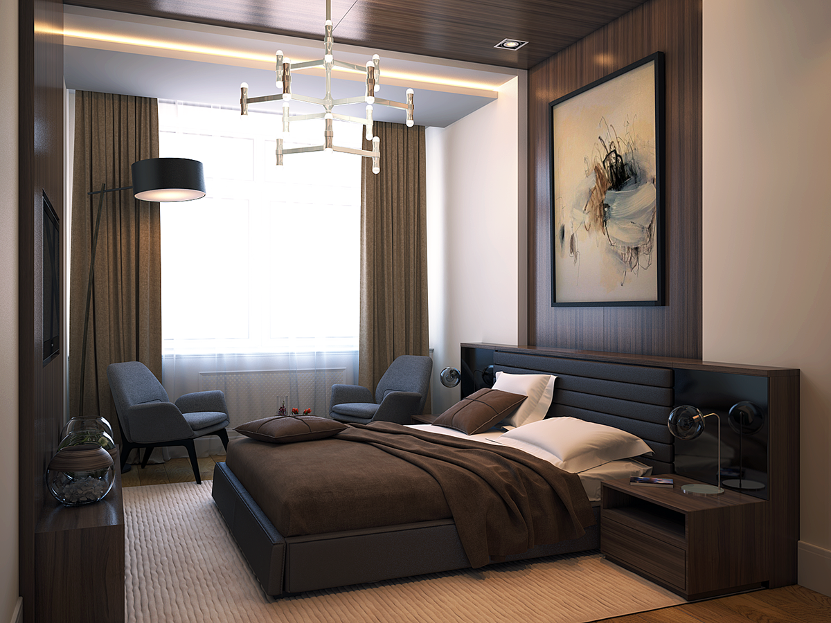 flat kitchen bedroom livingroom design 3dsmax vray