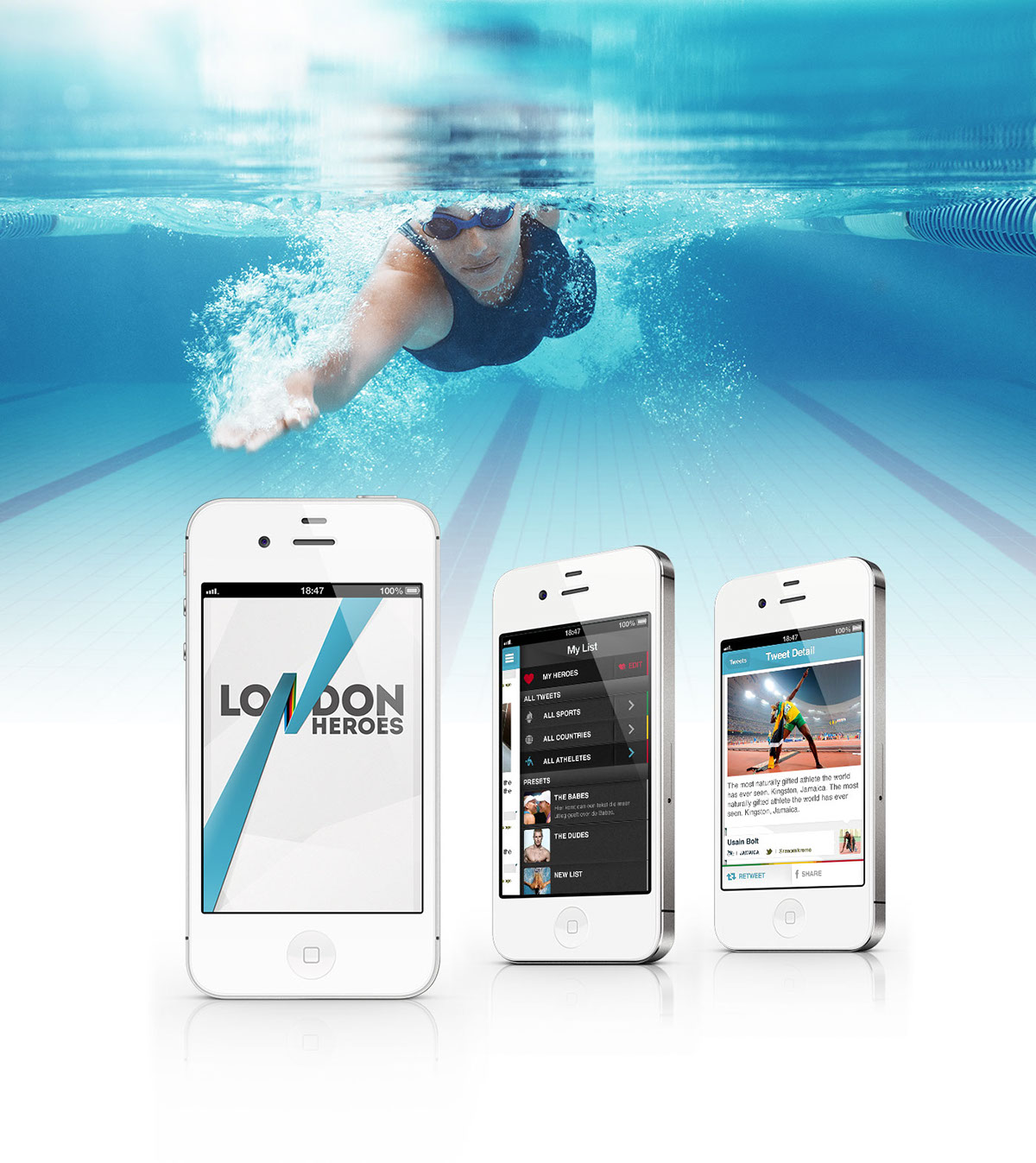 mobile app in10 Rotterdam London heroes