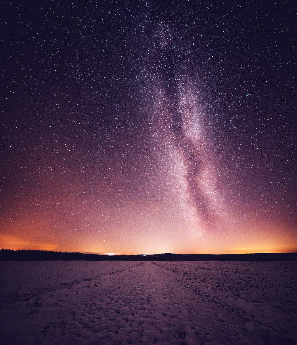 stars night SKY finland Arctic dark long exposure galaxy astrophotography
