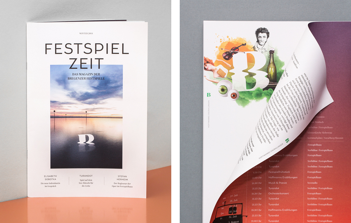 Bregenzer festspiele collages rebranding design festival