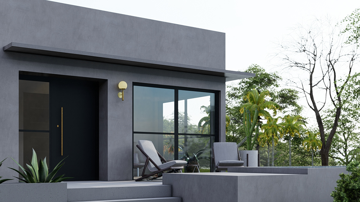 architecture interior design  Render exterior modern visualization vray SketchUP lumion revit