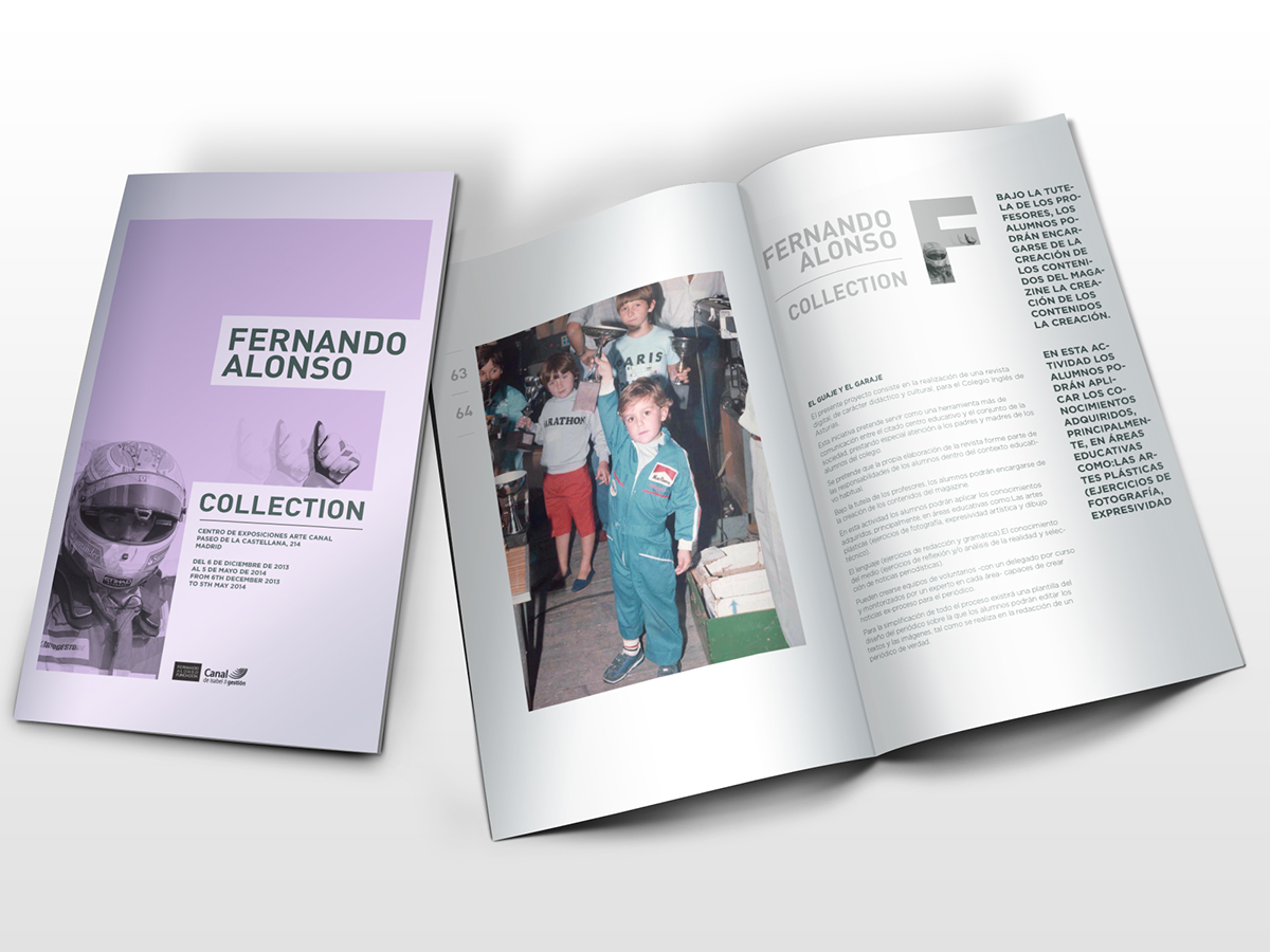 Exposición Alonso f1 Formula1 diseño identidad aplicaciones circuito formula colección