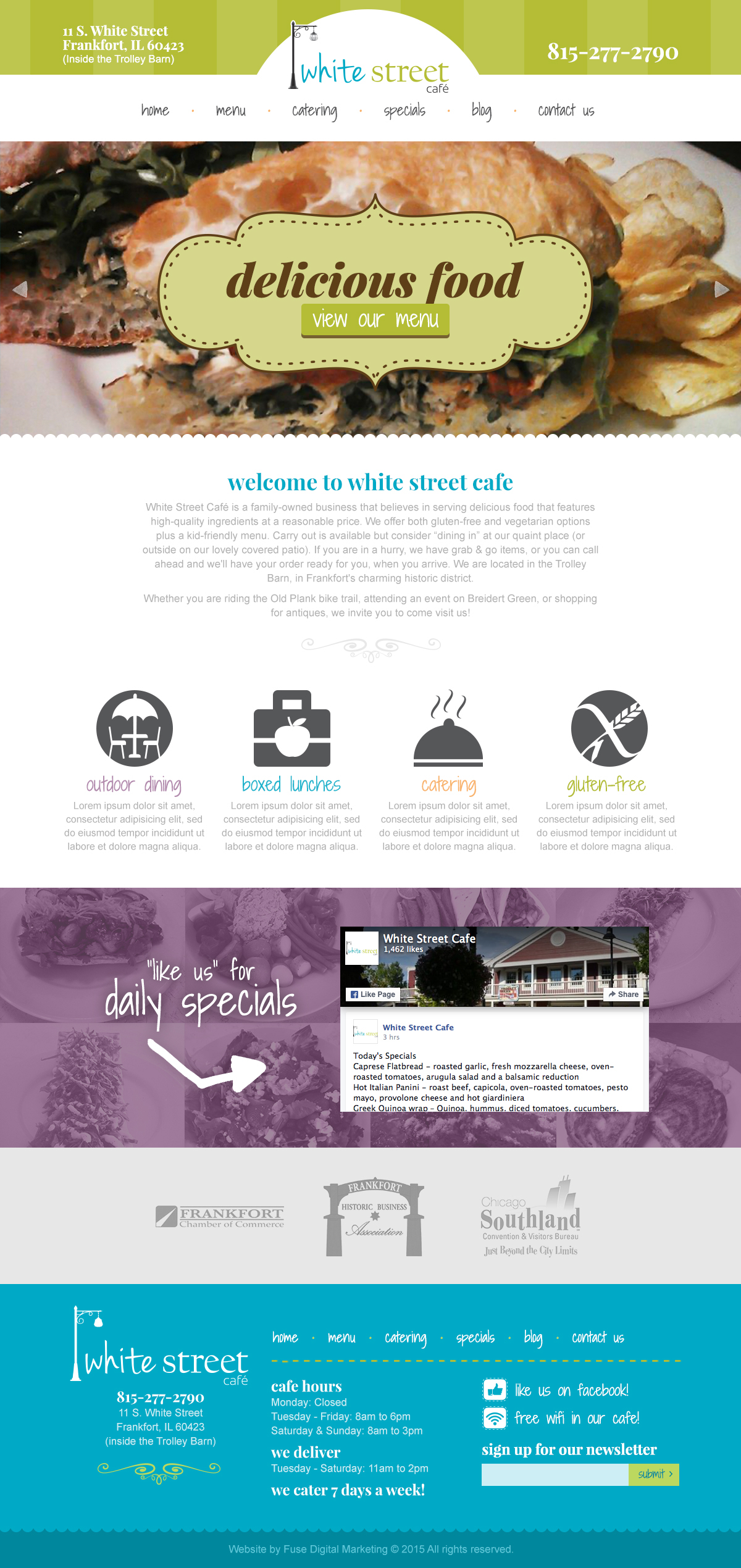 restaurant cafe Website Design photoshop wordpress php css HTML jquery