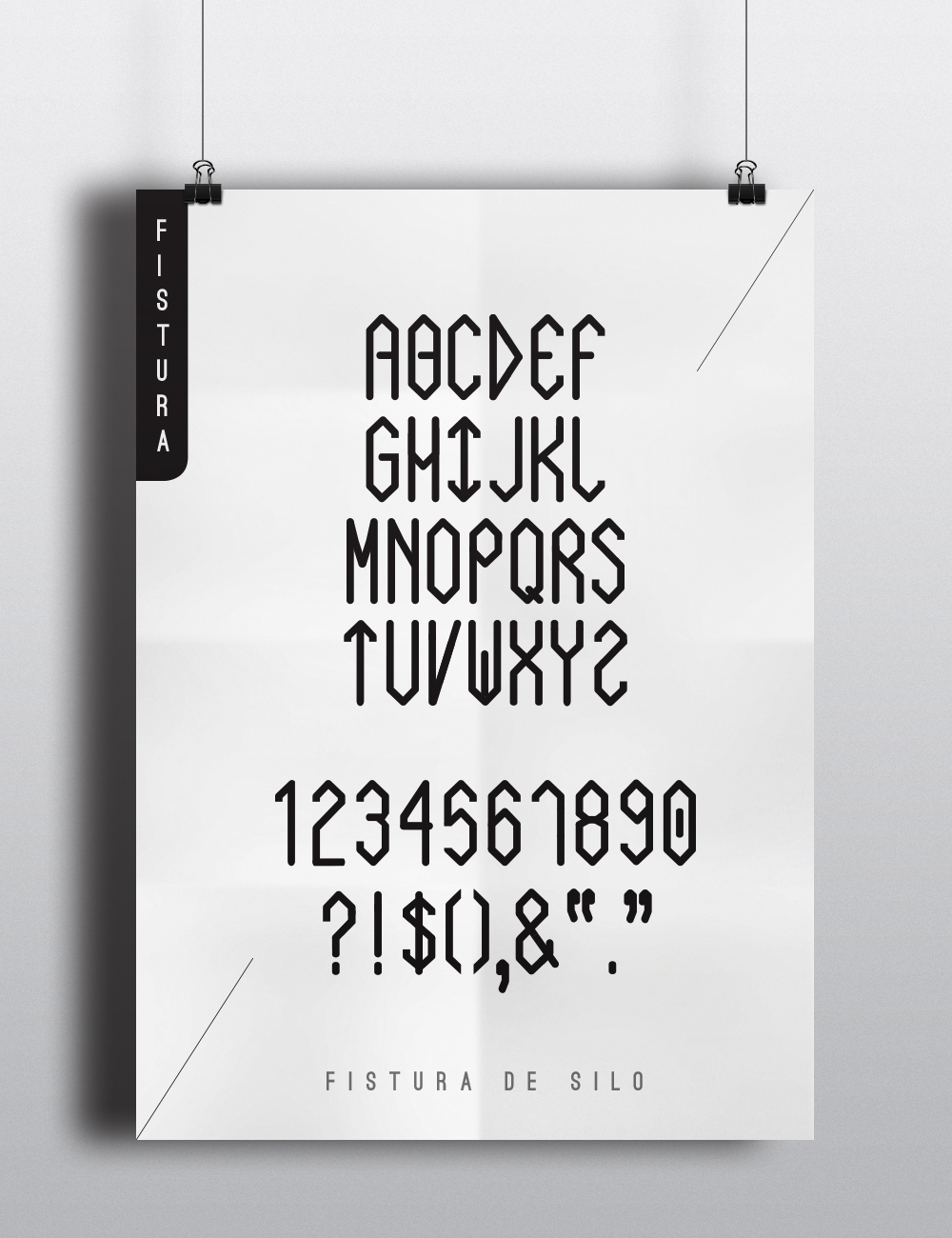 Typeface font Fistura Pipe Silo park  New Zealand