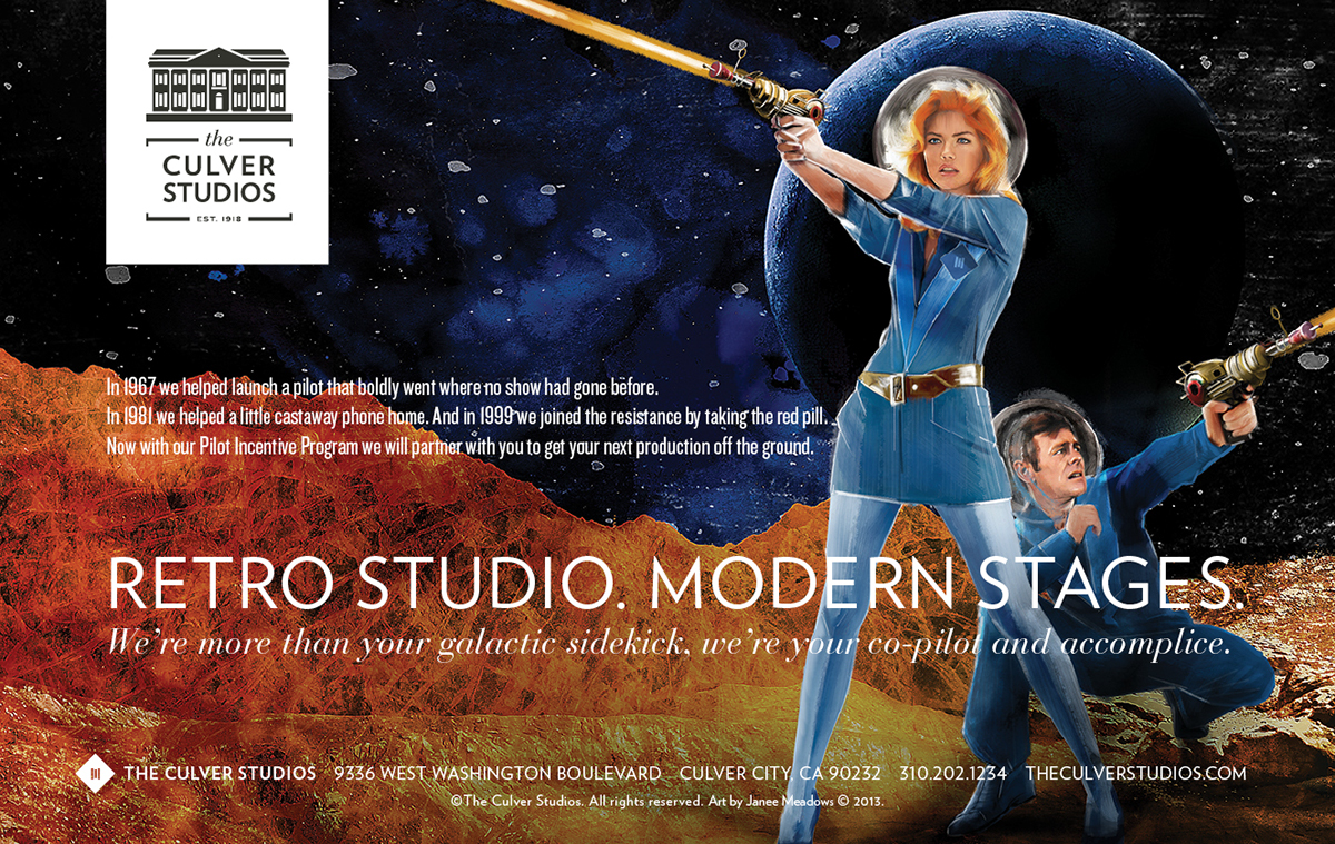 The Culver Studios Janee Meadows Isaiah King design ad hollywood the hollywood reporter Los Angeles Retro studio partnership incentive