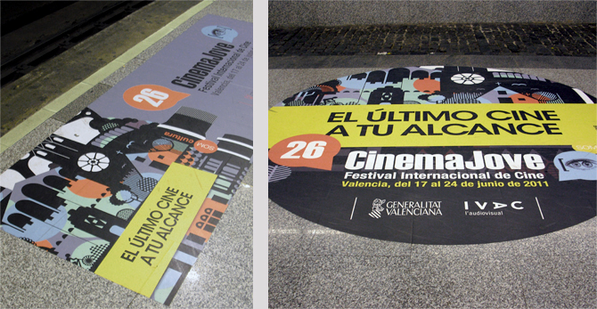 Cinema  festival cinema jove poster valencia International casmiclab casmic festival city swiss clean cool Style
