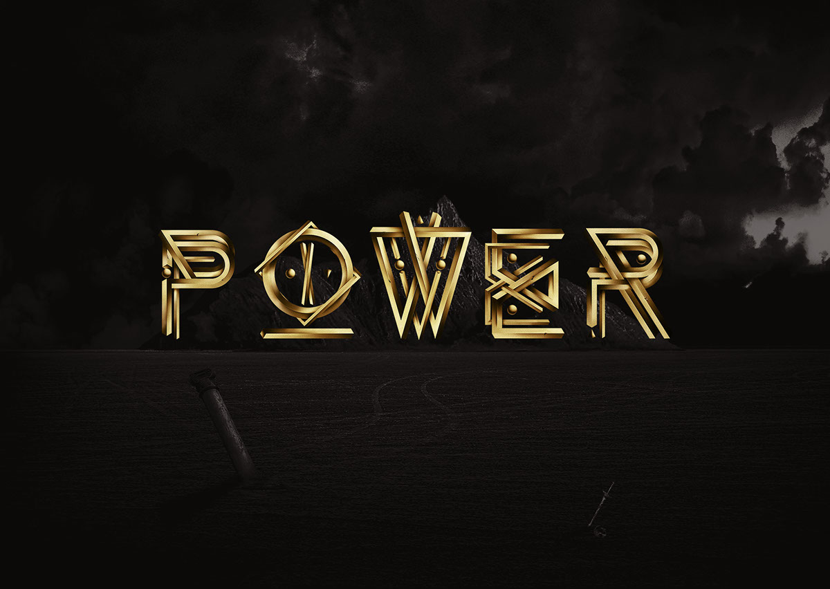 typography   power lettering kanye west aztec old history Century civilisation experimental impossible backwards gold pharoah apocalypse pyramid throne occult dead culture Typeface hip hop Classic