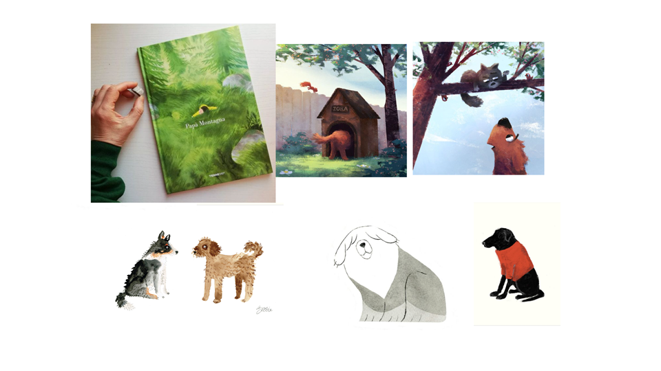 Libro Infantil Stray Dogs children's book children illustration Digital Art  kids