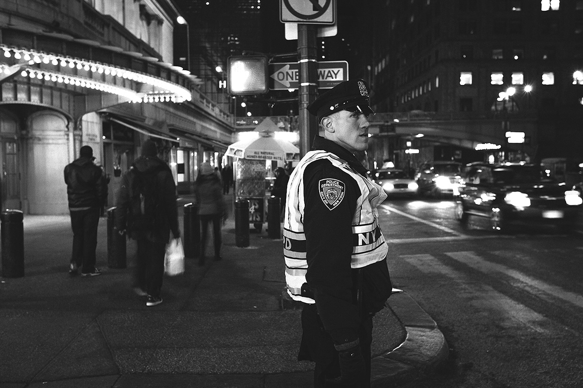 New York Manhattan usa Street people b&w
