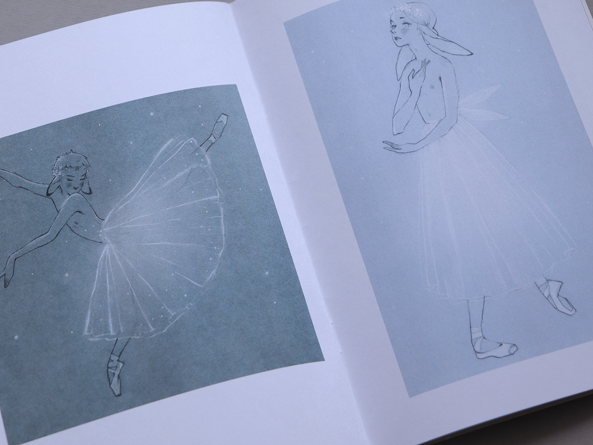 ballet ILLUSTRATION  Pencil drawing TRADITIONAL ART Zine  зин
