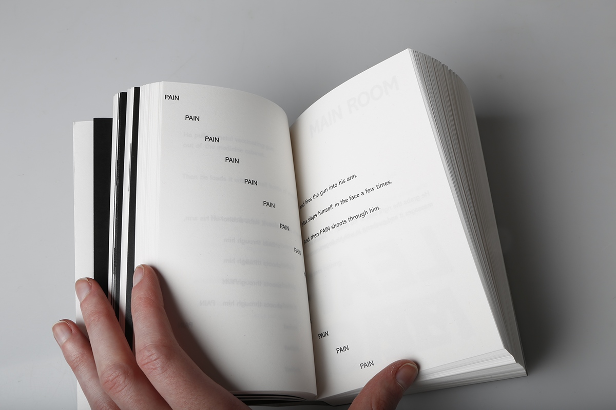 Daniel Arronofsky PI book design editorial text Script ecv Paris print Layout Layout Design