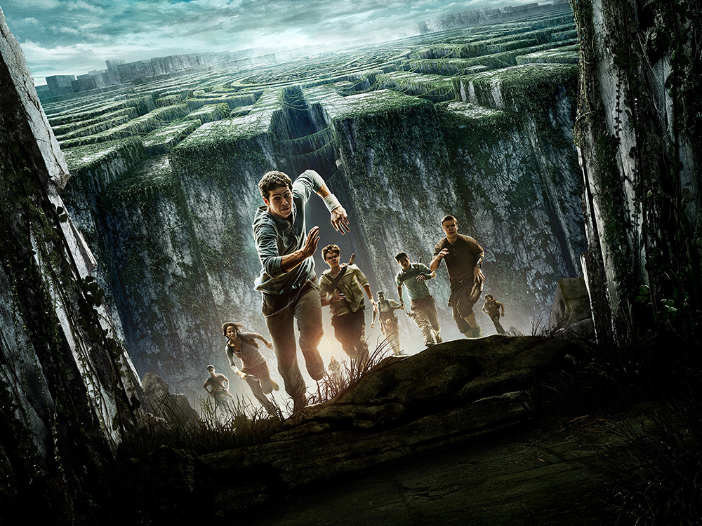 maze runner poster matte digital painting