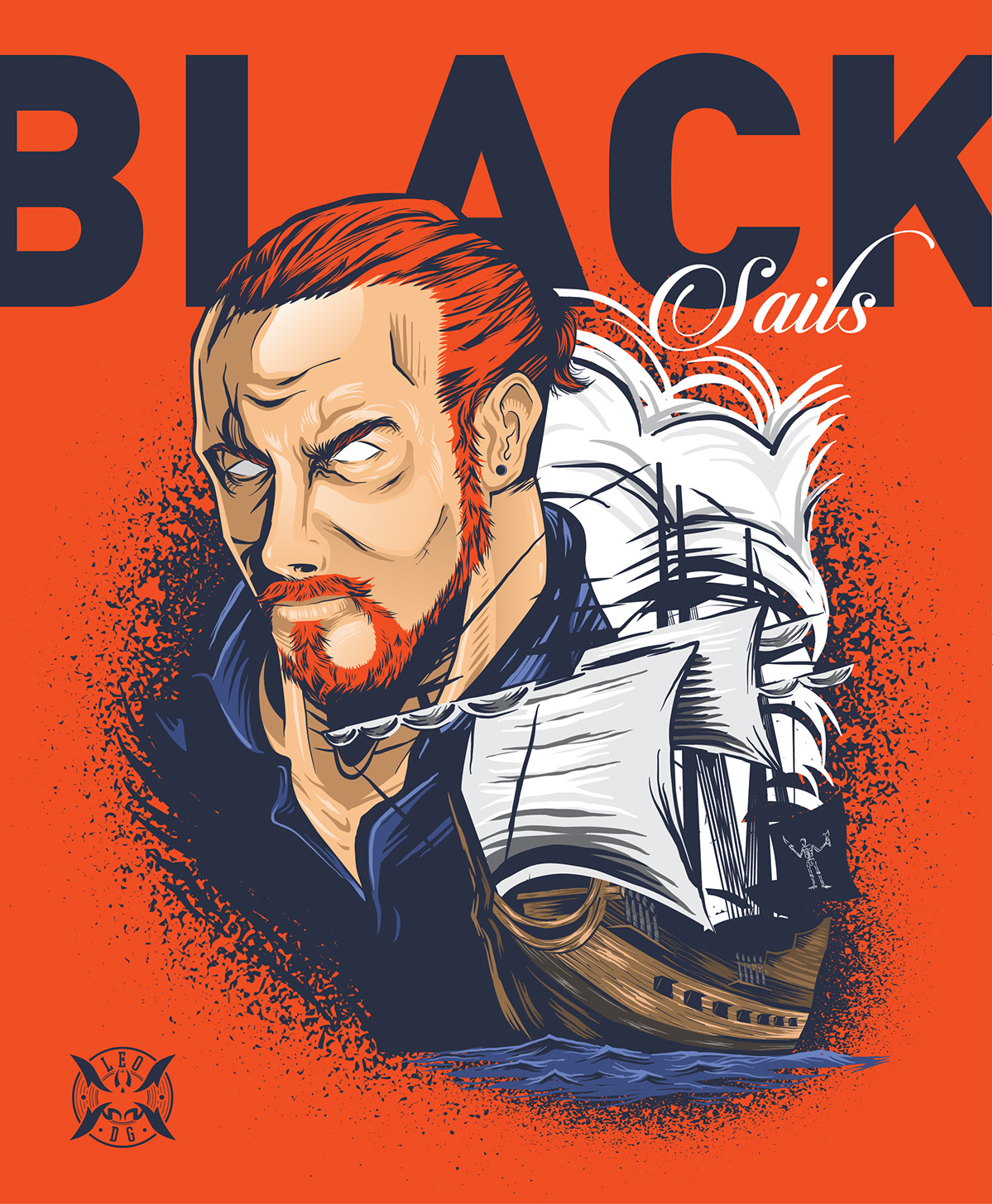 Black Sails piratas pirate Flint black beard Toby Stephens