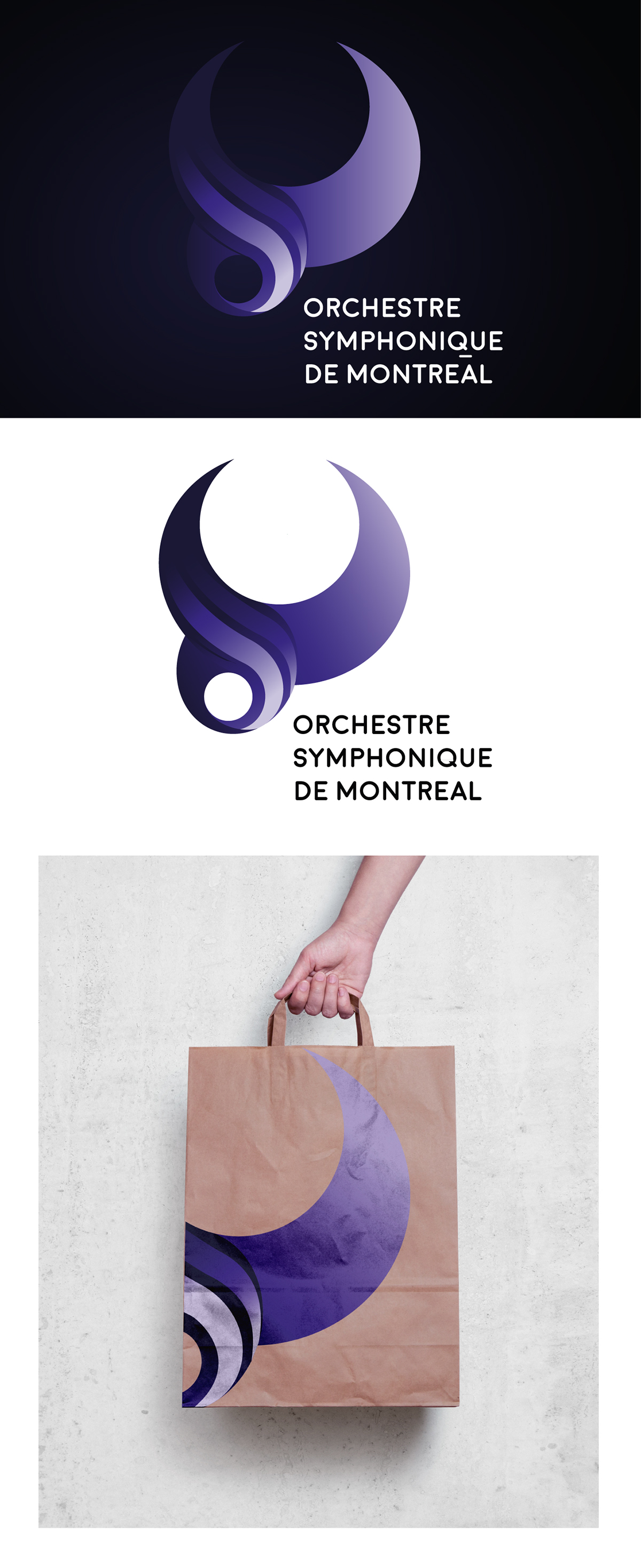 music graphisme marque OSM Montreal visual identity graphic